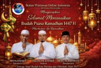 Ketua DPD IWOI Sungai Penuh–Kerinci, Dpt. Doni Efendi, menyampaikan ucapan selamat Ramadhan 1447 H.