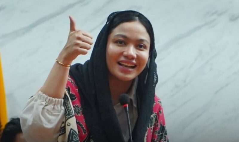 Bupati Dharmasraya Annisa Suci Ramadhani saat meninjau penertiban tempat hiburan ilegal di kabupaten.(20/2/2026) 
