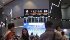 Foto: Indeks Harga Saham Gabungan (IHSG) pada perdagangan siang hari jeda Sesi I Rabu (28/1/2026), mencatatkan pelemahan yang amat dalam mencapai ambles 7,34% di posisi 8.321. (CNBC Indonesia/Muhammad Sabki) 