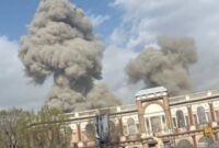 Serangan Israel dibantu AS ke Iran, Sabtu (28/2/2026). (ANTARA/X)