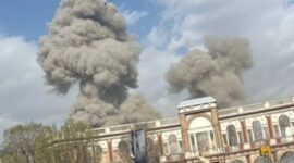 Serangan Israel dibantu AS ke Iran, Sabtu (28/2/2026). (ANTARA/X)