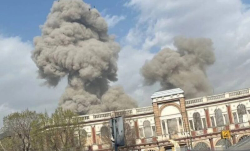 Serangan Israel dibantu AS ke Iran, Sabtu (28/2/2026). (ANTARA/X)