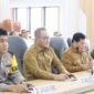 Wako Sungai Penuh Alfin mengikuti Rakor Lintas Sektoral Operasi Ketupat 2026 secara daring di Aula Polres Kerinci, Senin (2/3/2026).