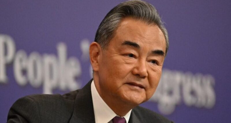 Menlu China Wang Yi di Beijing (7/3/2024). (Foto: AFP/WANG ZHAO)



